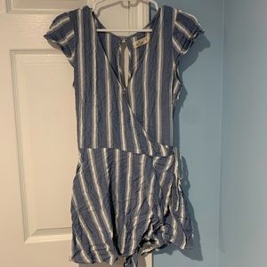 Hollister striped romper